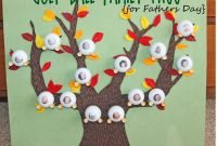 golf ball family tree {father's day gift idea} - nap-time creations