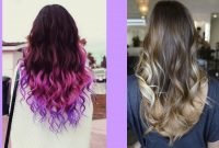 hair color ideas ombre for long hair - women medium haircut