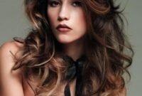 hair color ideas with dark hair - women medium haircut