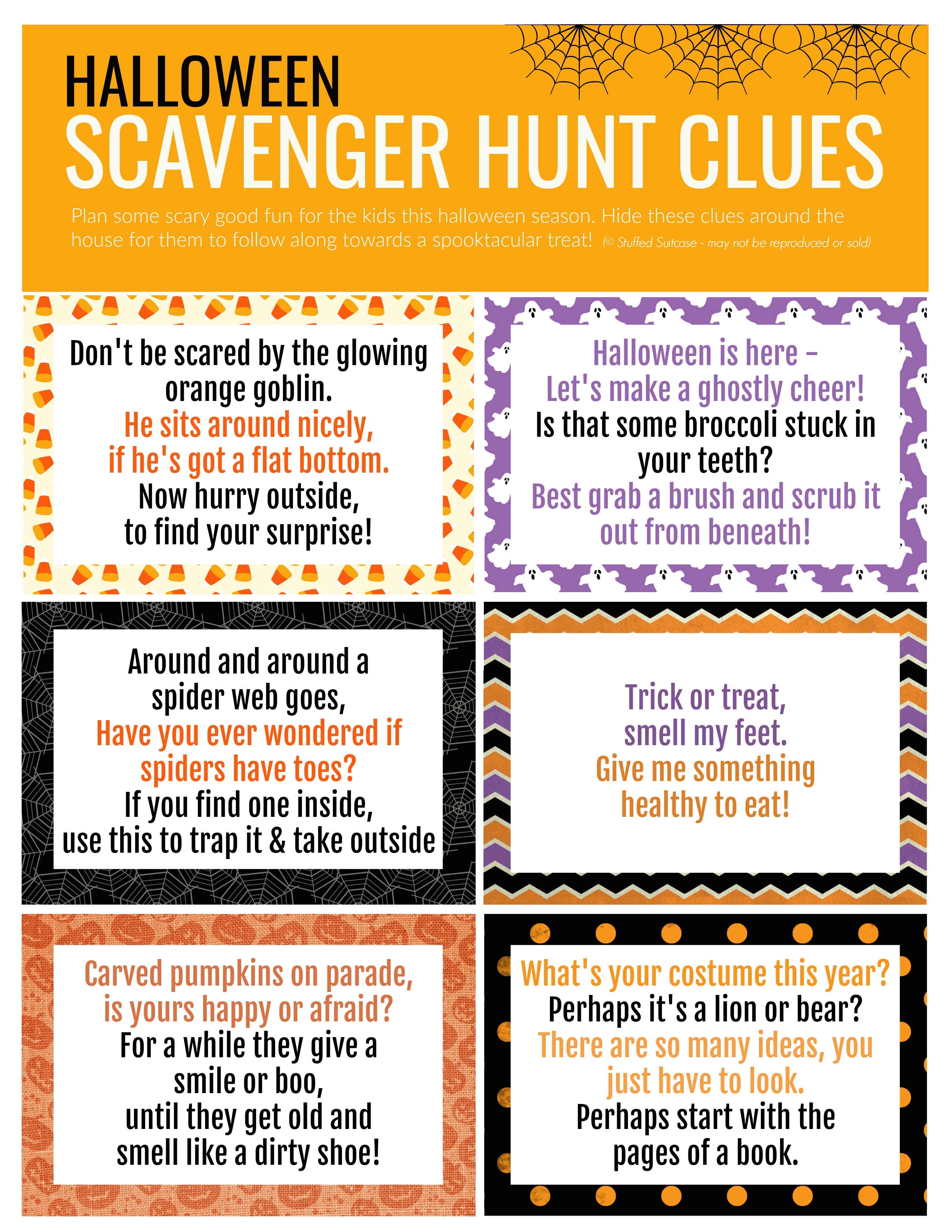 The 30 Best Ideas For Indoor Halloween Scavenger Hunt Clues Home Inspiration And Ideas DIY 