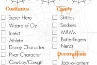 halloween scavenger hunt with free printable