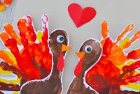 handprint and footprint turkey: an adorable thanksgiving craft for