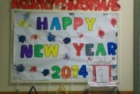 happy new year bulletin board | &quot;little hands, big plans