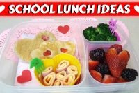 healthy easy school lunch ideas for picky eaters || hearts - youtube