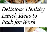 healthy lunch ideas to pack for work (40+ recipes!) | idée lunch