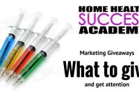 home health marketing: pen giveaway ideas (home care marketing