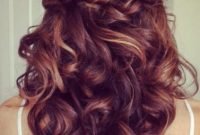 homecoming hairstyles for long hair waterfall braid with mermaid