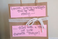 homemade valentines day gift bag idea for him - the newlyweds