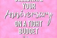 how to celebrate your anniversary on a tight budget | sunshine and