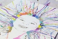 how to create fun watercolor art with your kids - diy crafts