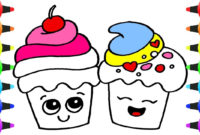 how to draw cupcakes easy drawing ideas for kids! delicious cute