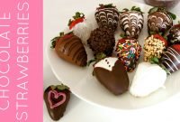 how to make beautiful, gourmet chocolate covered strawberries