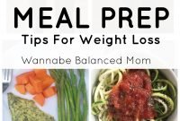 how to meal prep for weight loss | 7 meal ideas - wannabe balanced mom