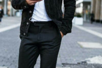 how to wear black and white outfit on the street (10 ideas) | men's