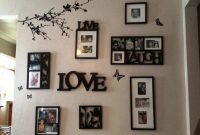 ideas for hanging pictures on wall without frames • walls ideas