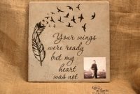 in loving memory gift, your wings were ready, memorial gift, loss of