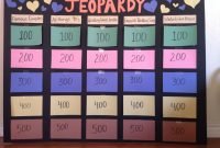 jeopardy game for jack and jill party. fun. | bridal shower