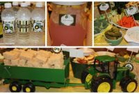 john deere tractor birthday party! food, games, favors &amp; more! | hay