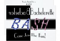 joint bachelor/bachelorette party bash invitation | bachelorette