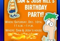 just what i {squeeze} in: phineas and ferb birthday party!