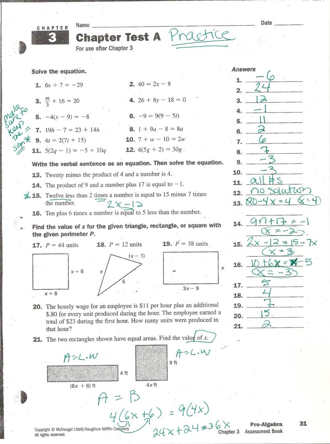 Big Ideas Math Algebra 1 Chapter 5 Quiz Answers Sara Battle s Math Worksheets