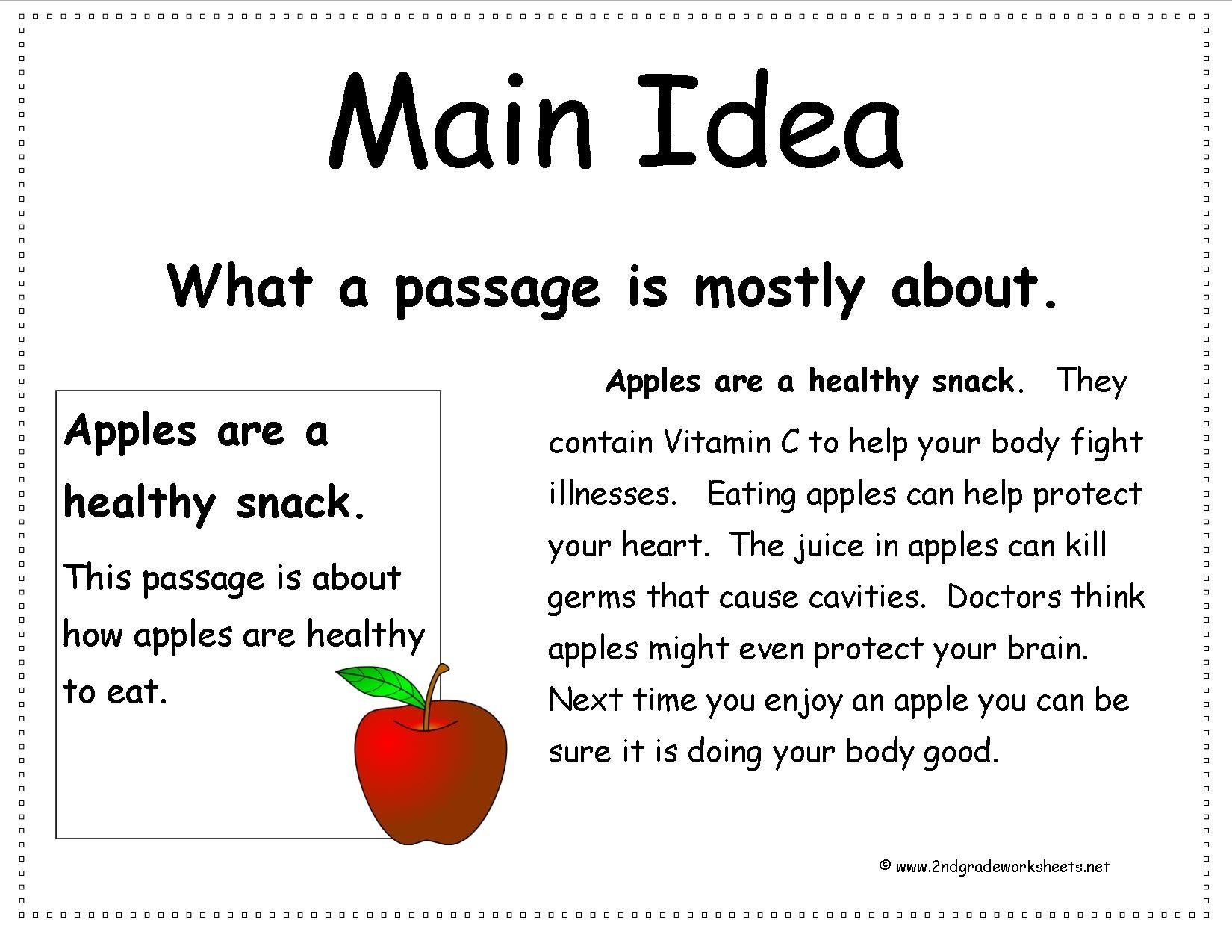 10 Best 2Nd Grade Main Idea Worksheets 2023