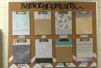 lds church bulletin board. church announcements. neat and organized