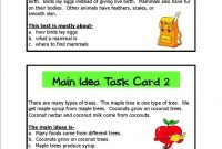 literacy &amp; math ideas: main idea learning centers