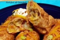 loaded baked potato egg rolls – recipesbnb