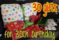 love, elizabethany: gift idea: 30 gifts for 30th birthday