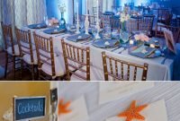 lovely beach themed wedding reception decorations - wedding ideas