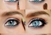 lovely makeup tutorials for blue eyes | gold eyeshadow, blue eyes