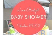 low budget baby shower - how to host a gorgeously frugal baby shower