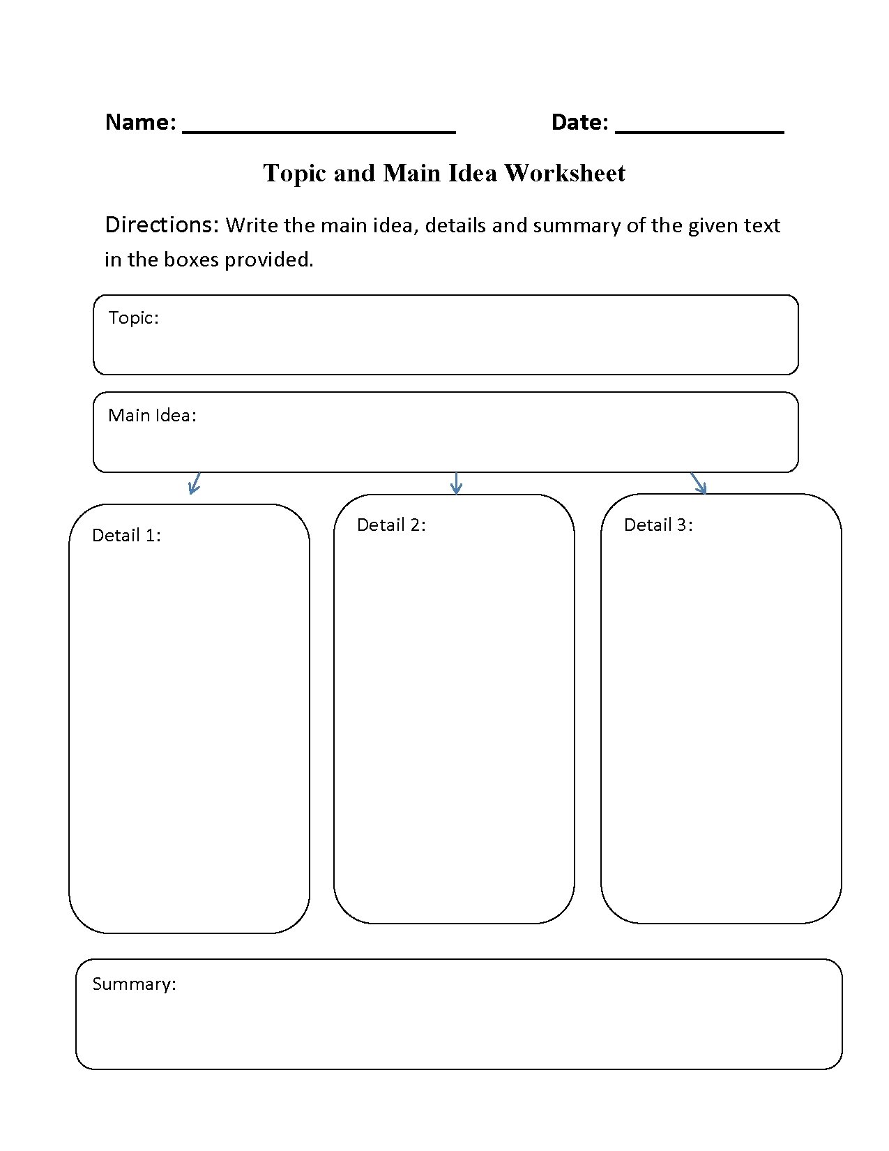 10 Perfect Main Idea Passages For 4Th Grade 2023