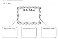 main idea and supporting details graphic organizer worksheets for