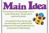 main idea - lessons - tes teach