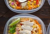 make ahead) chicken fajita lunch bowls | recipe | lunches, bowls and