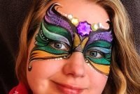 mardi gras face paint 2015, the painted peacock, llc, www