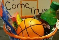 may all your swishes come true. basketball gift basket. we found