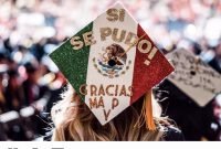 me gusta mucho cómo se ve la bandera de méxico | graduation