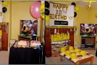 mens 30th birthday party themes - decorating of party