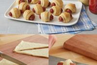 mini crescent dogs | recipe | paw patrol party, pillsbury and paw patrol