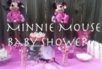 minnie mouse themed baby shower - youtube