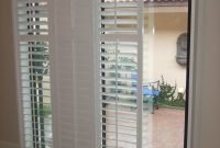 modernize your sliding glass door with sliding plantation shutters