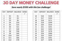 money challenge: how to save $500 in 30 days | 30th, money fast and debt