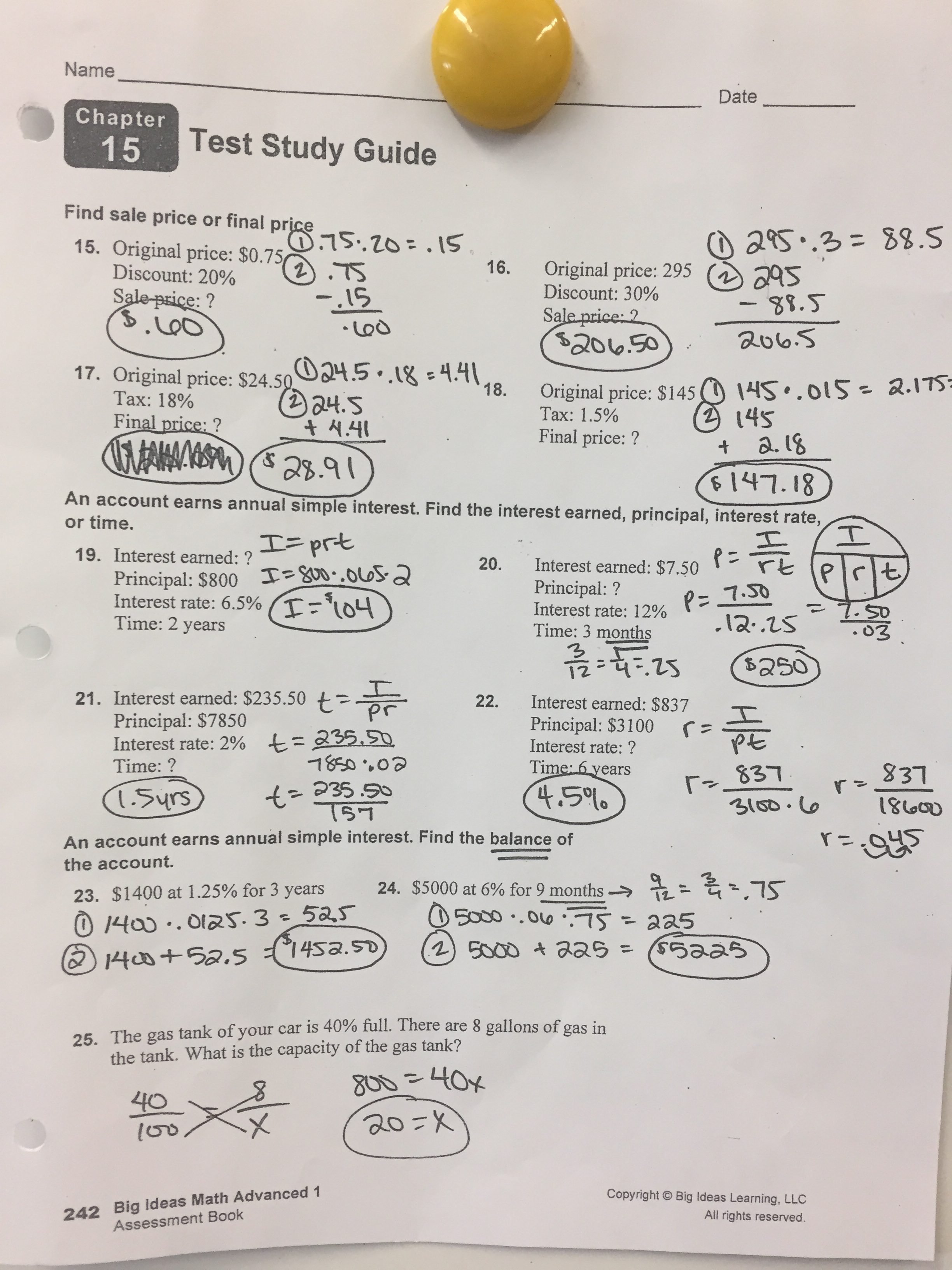 10 Perfect Big Ideas Math Red Answer Key 2024