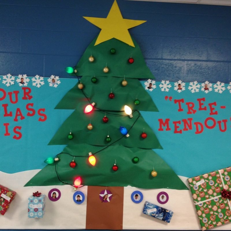 10 Attractive Christmas Tree Bulletin Board Ideas 2024