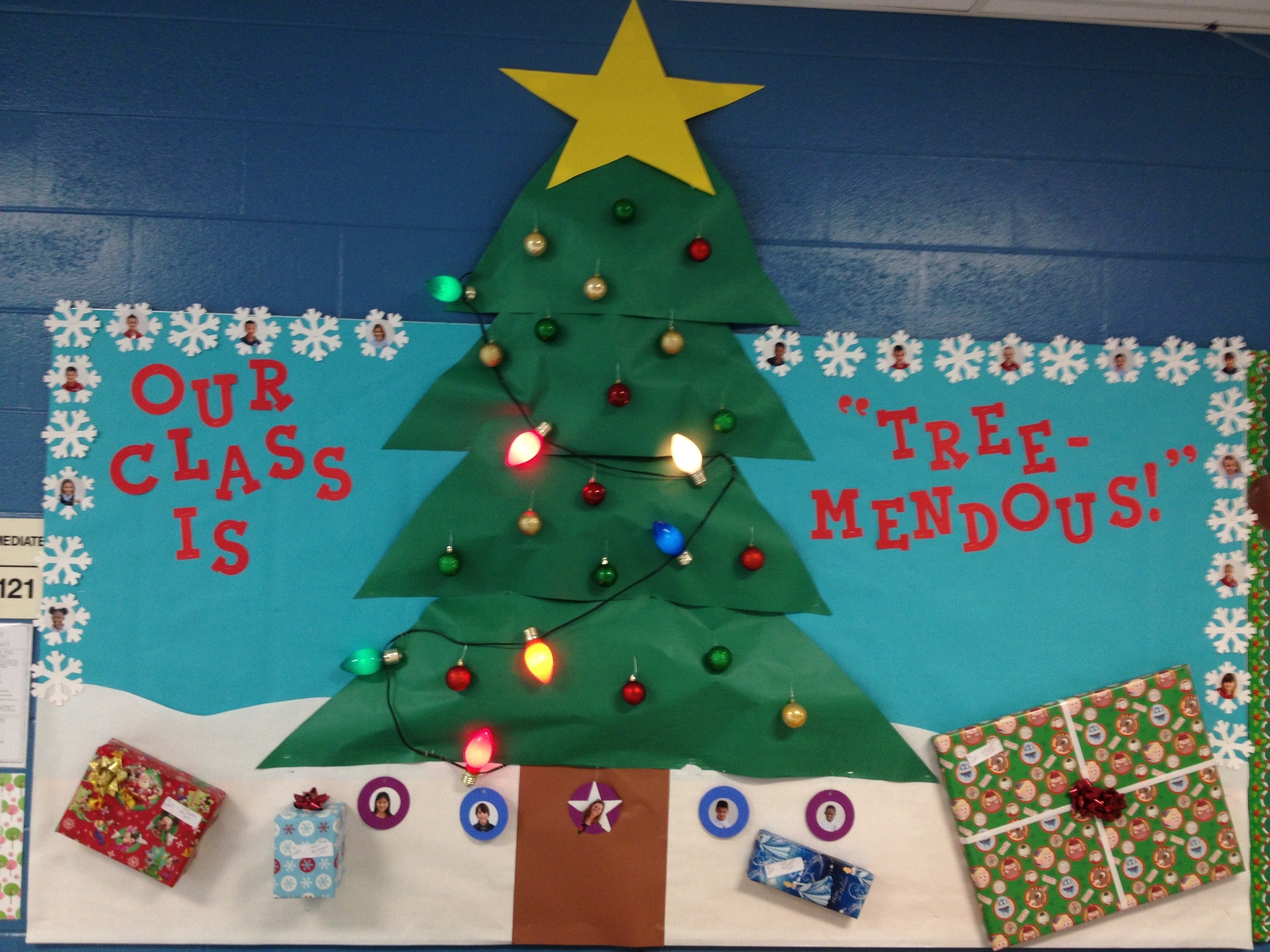 Bulletin Board Christmas Tree Ideas