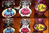 my latest 40th birthday party favors for a bff. 40 rocks---pop rocks