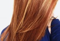 natural red hair with auburn lowlights blonde highlights medium